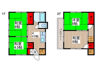 都築様貸家1号棟の物件間取画像